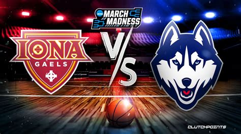 iona vs uconn prediction
